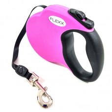 111271 - GUIA RETRAT THEPETS FLEXX PEQ 10KG ROSA