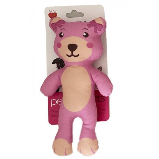 PELUCIA URSO ROSA SONORO POWERPETS