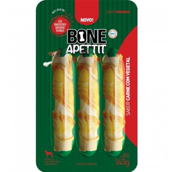 OSSO ROLL CARNE C/VEGET BONEAPETTIT 140G