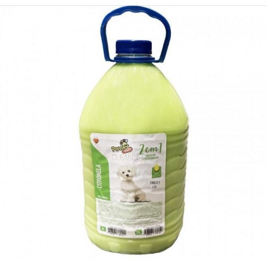 SHAMPOO POWERPETS CITRONELA 5L