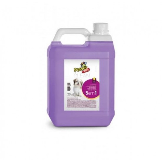 SHAMPOO POWERPETS 5X1 20L