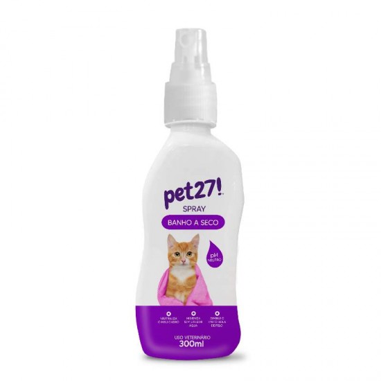 BANHO A SECO GATOS 300ML PET27