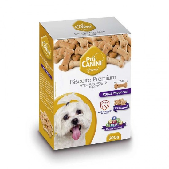 BISCOITO PROCANINE RACAS MINI/PEQ 300GR