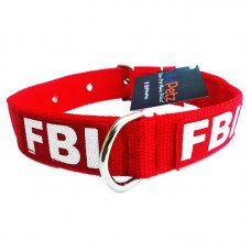 112650 - COLEIRA FBI N.7-VERMELHA