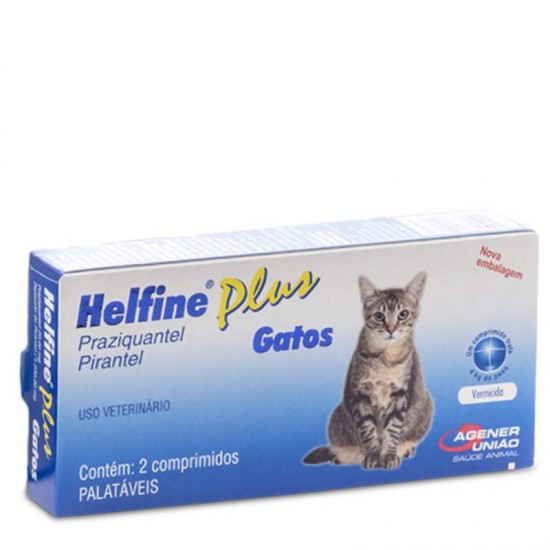 HELFINE PLUS GATOS C/2 COMPRIMIDOS