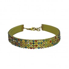 15117 - GARGANTILHA STRASS P COLORS- PROCANINE