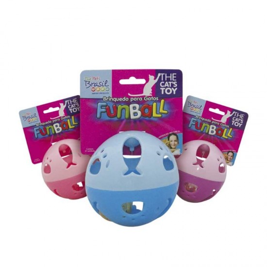 BRINQ GATOS FUNBALL C/GUIZO-10377