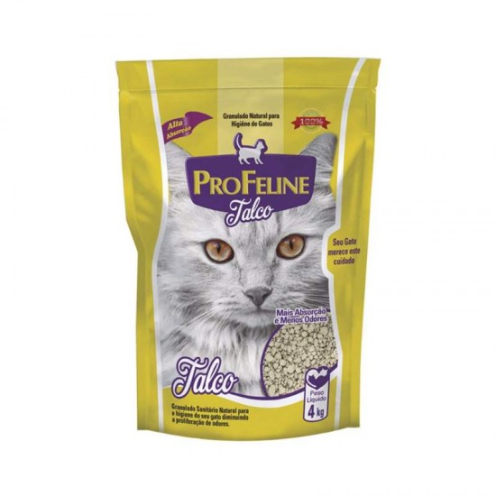 AREIA P/GATOS PROFELINE TALCO 5X4 KG