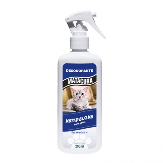 DESODORANTE AT.PULGAS P/GATOS 200ML-MATA