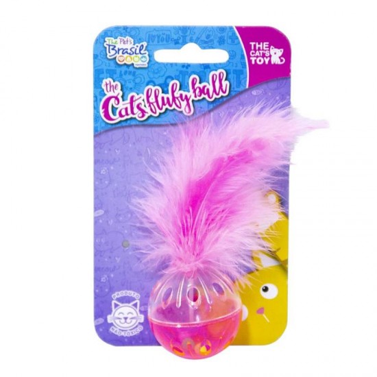 BRINQ. P/ GATOS FLUFY BALL - 10841