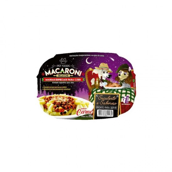 MACARONI RIGATONI 25G DISPLAY C/6UN IPET