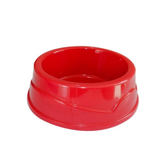 COMEDOURO PLAST. 300ML VERMELHO -FOUR