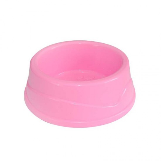 COMEDOURO PLAST. 300ML ROSA -FOUR