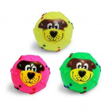 16748 - BRINQ VINIL BOLINHA DOG FACE COLOR-10934