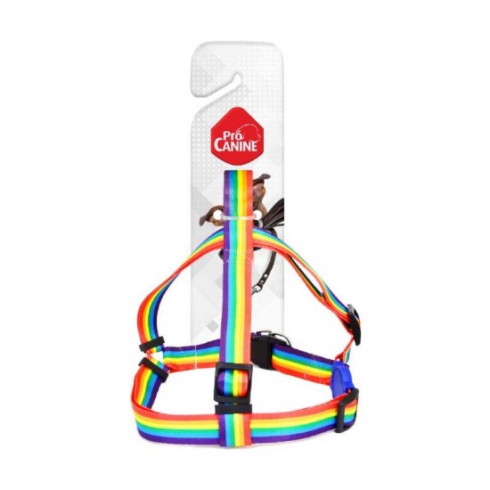 PEITORAL PRO LUXO ARCO IRIS PEQ-15MM