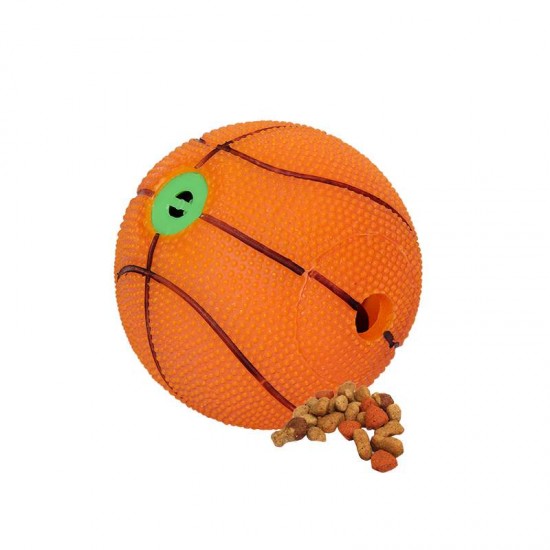 BOLA DE BASQUETE COM SOM 10,5CM HOME PET