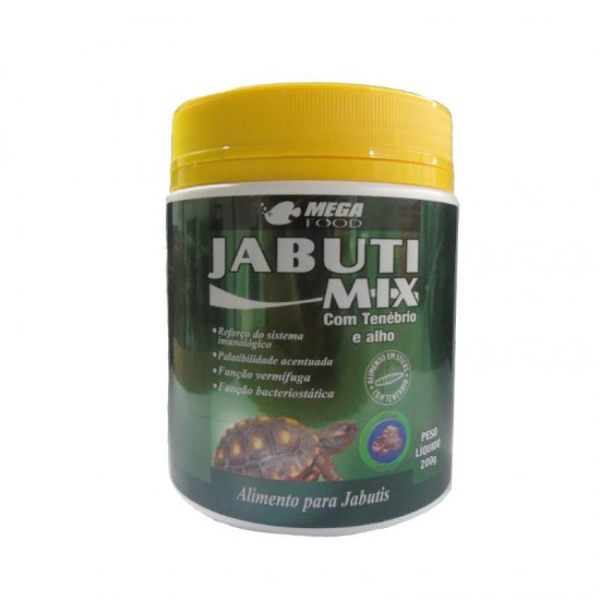 NUTRAL MEGA FOOD JABUTI MIX C/ ALHO 200G