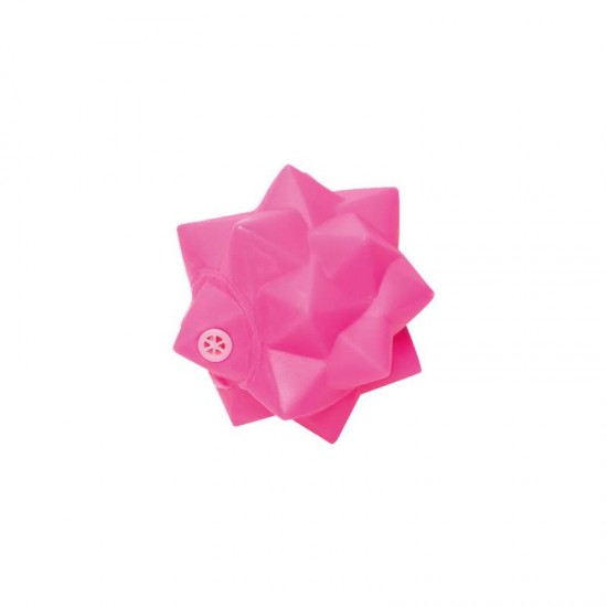 BOLA CRAVO VINIL  ROSA 8CM - HOME PET