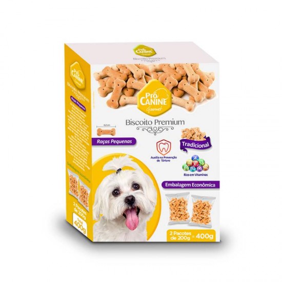 BISCOITO PROCANINE RACAS PEQ 400G