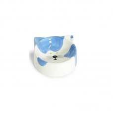 18715 - COMED.PORCELANA GATO AZUL 150ML-11161