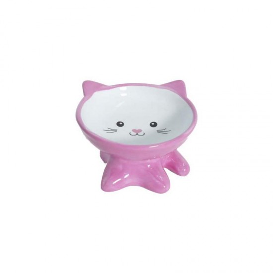 COMED.PORCELANA GATO FIL.ROSA 250M-11164