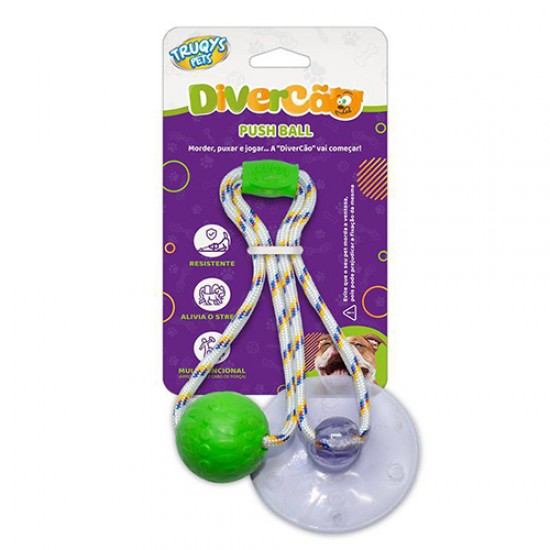 BRINQUEDO PUSH BALL VERDE-TRUQYS