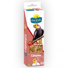 20108 - PROBIRDS BASTAO CALOPSITA MORANGO 100G