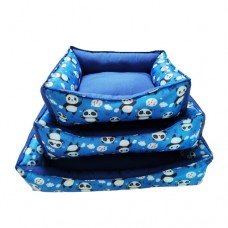 20229 - CAMA RETANGULAR NYLON 3 PECAS-AZUL