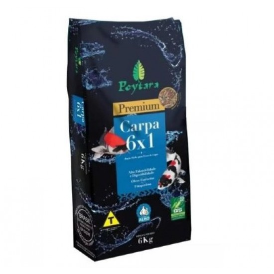 POYTARA CARPA MIX SACO 6EM1-6KG