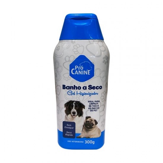 BANHO A SECO P/CAES/GATOS GEL-PRO 300GR