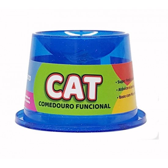 COMED.GATO ALTO A.FORM.250ML-AZUL GLITER