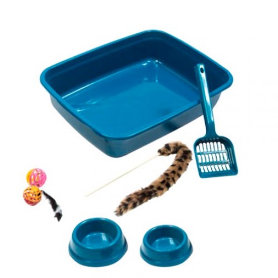 KIT BANDEJA GATO PRIME TOP 7 PECAS AZUL