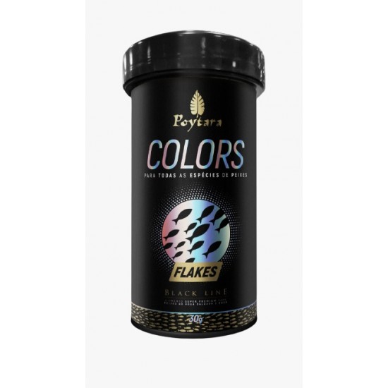 POYTARA BLACK LINE-COLORS FLAKES-30G