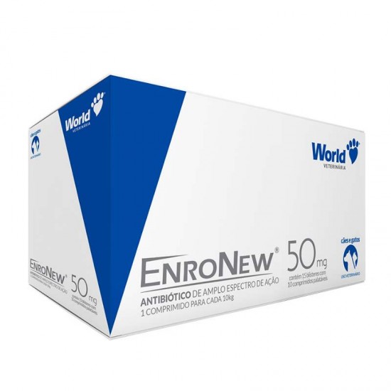 ENRONEW 50MG-10KG-DISPLAY 15X10 COMPRIMI