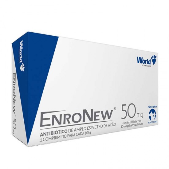 ENRONEW 50MG- 10KG -10 COMPRIMIDOS