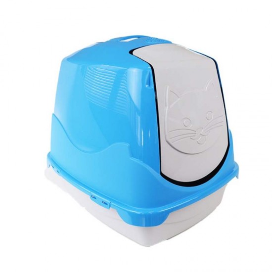 BANHEIRO P/GATOS TOILET-AZUL-PET INJET