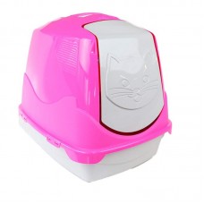 21506 - BANHEIRO P/GATOS TOILET-ROSA-PET INJET