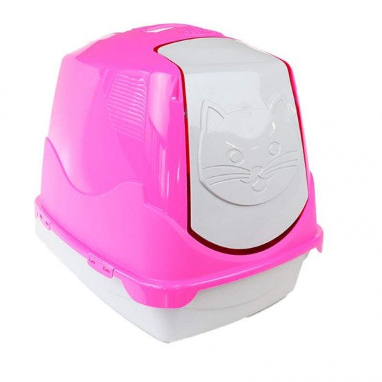 BANHEIRO P/GATOS TOILET-ROSA-PET INJET