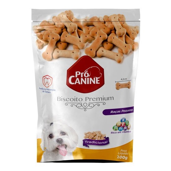 BISCOITO PROCANINE RACAS PEQ 200G