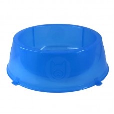 22182 - COMEDOURO PLASTICO PATINHAS 1LT-AZUL