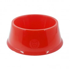 22185 - COMEDOURO PLASTICO 300ML VERMELHO-LILO