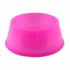 22187 - COMEDOURO PLASTICO 300ML ROSA-LILO