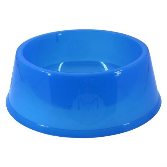 COMEDOURO PLASTICO 750ML AZUL -LILO