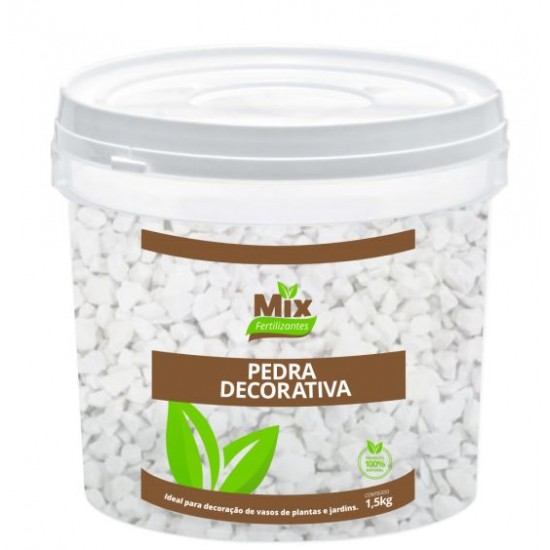 PEDRA DECORATIVA 4 X 1,5KG  - BALDE