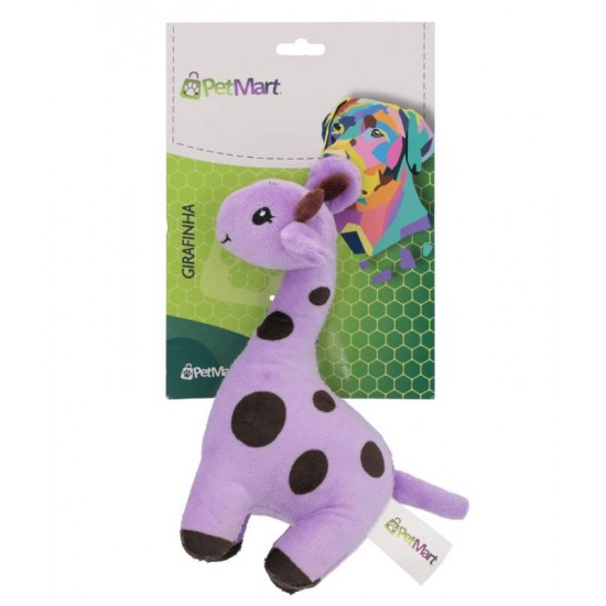 PELUCIA GIRAFINHA 19CM-PETMART