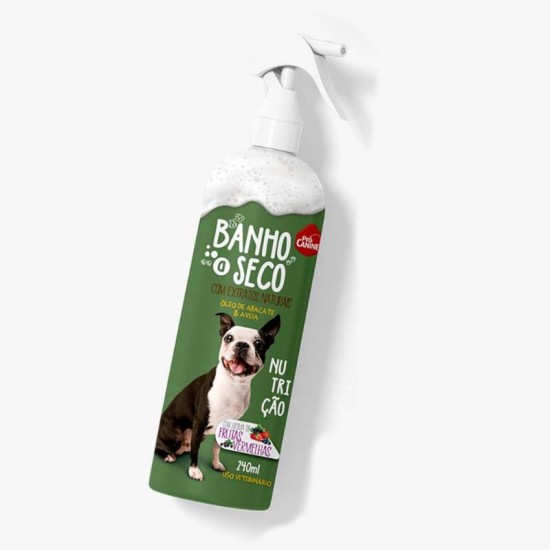 BANHO A SECO NUTRICAO 240ML PRO-CANINE