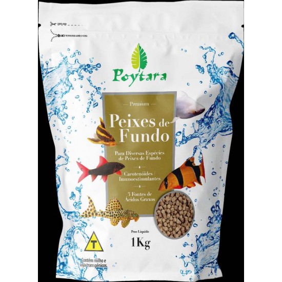 POYTARA PEIXES DE FUNDO BAGZIP 1KG