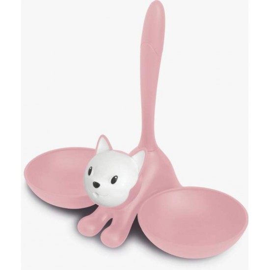 COMEDOURO GATO DUPLO GATITO-ROSA