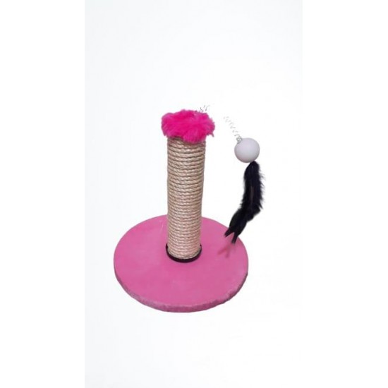 ARRANHADOR GATO COM MOLA ROSA