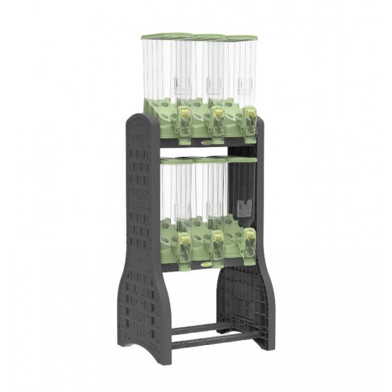 DISPENSER PRO 6X40L VERDE/DISPLAY PRETO